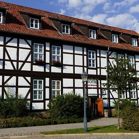 Hotel Zum Brauhaus Кведлинбург Екстериор снимка