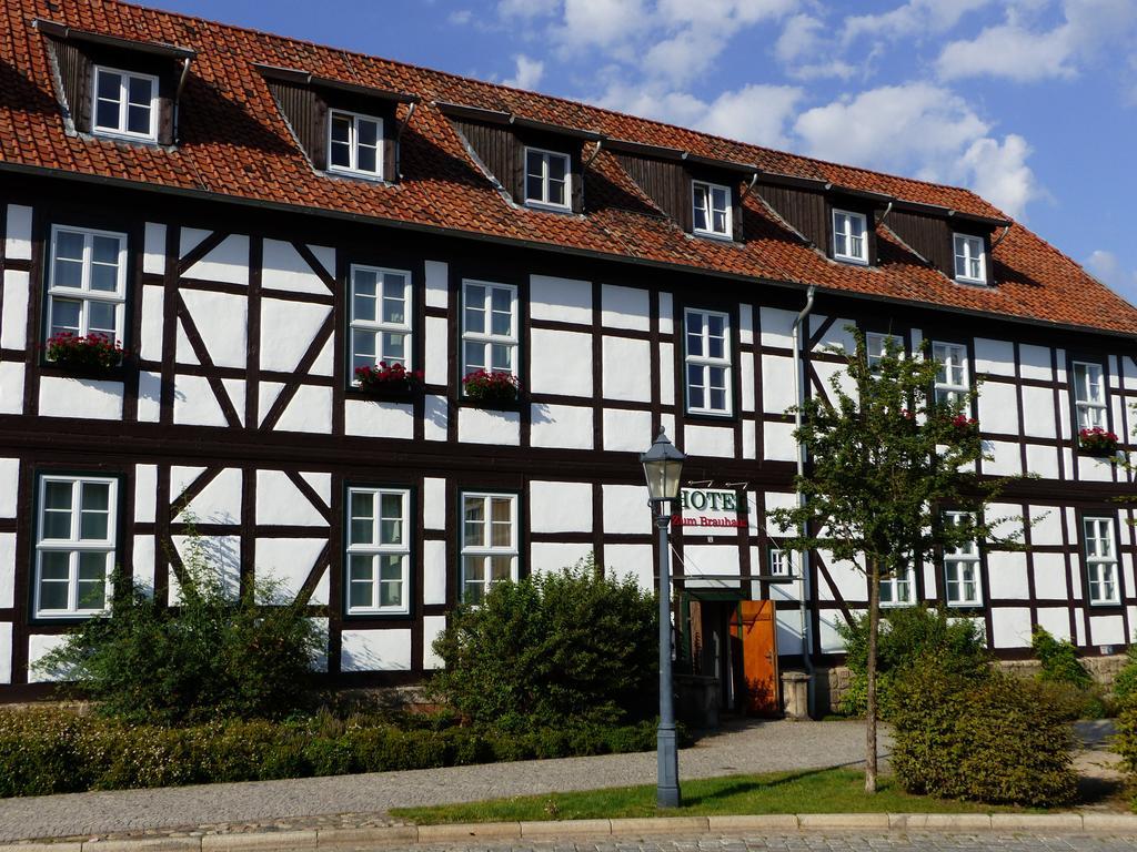 Hotel Zum Brauhaus Кведлинбург Екстериор снимка