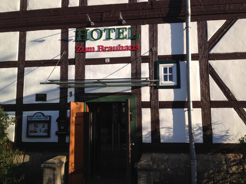 Hotel Zum Brauhaus Кведлинбург Екстериор снимка
