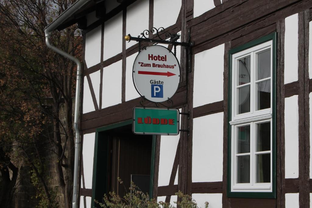 Hotel Zum Brauhaus Кведлинбург Екстериор снимка