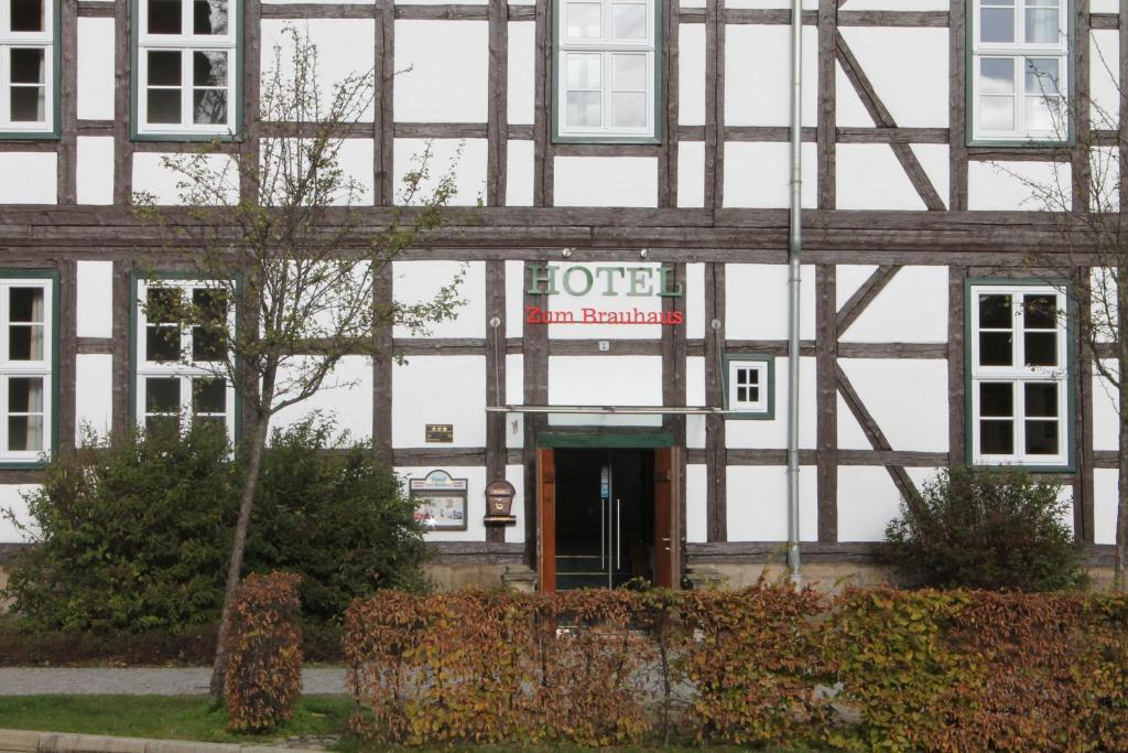 Hotel Zum Brauhaus Кведлинбург Екстериор снимка