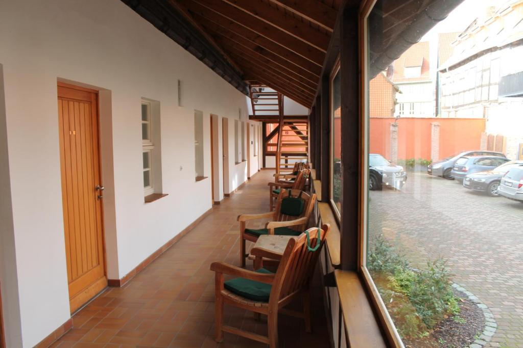 Hotel Zum Brauhaus Кведлинбург Екстериор снимка