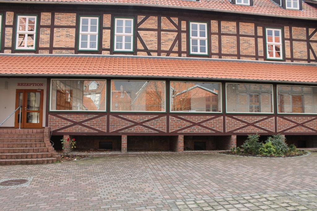 Hotel Zum Brauhaus Кведлинбург Екстериор снимка