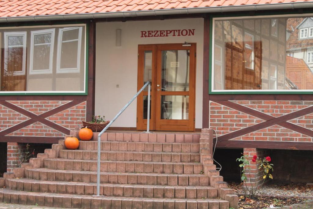 Hotel Zum Brauhaus Кведлинбург Екстериор снимка