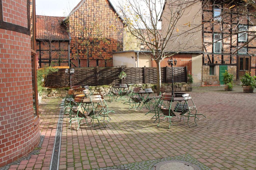 Hotel Zum Brauhaus Кведлинбург Екстериор снимка