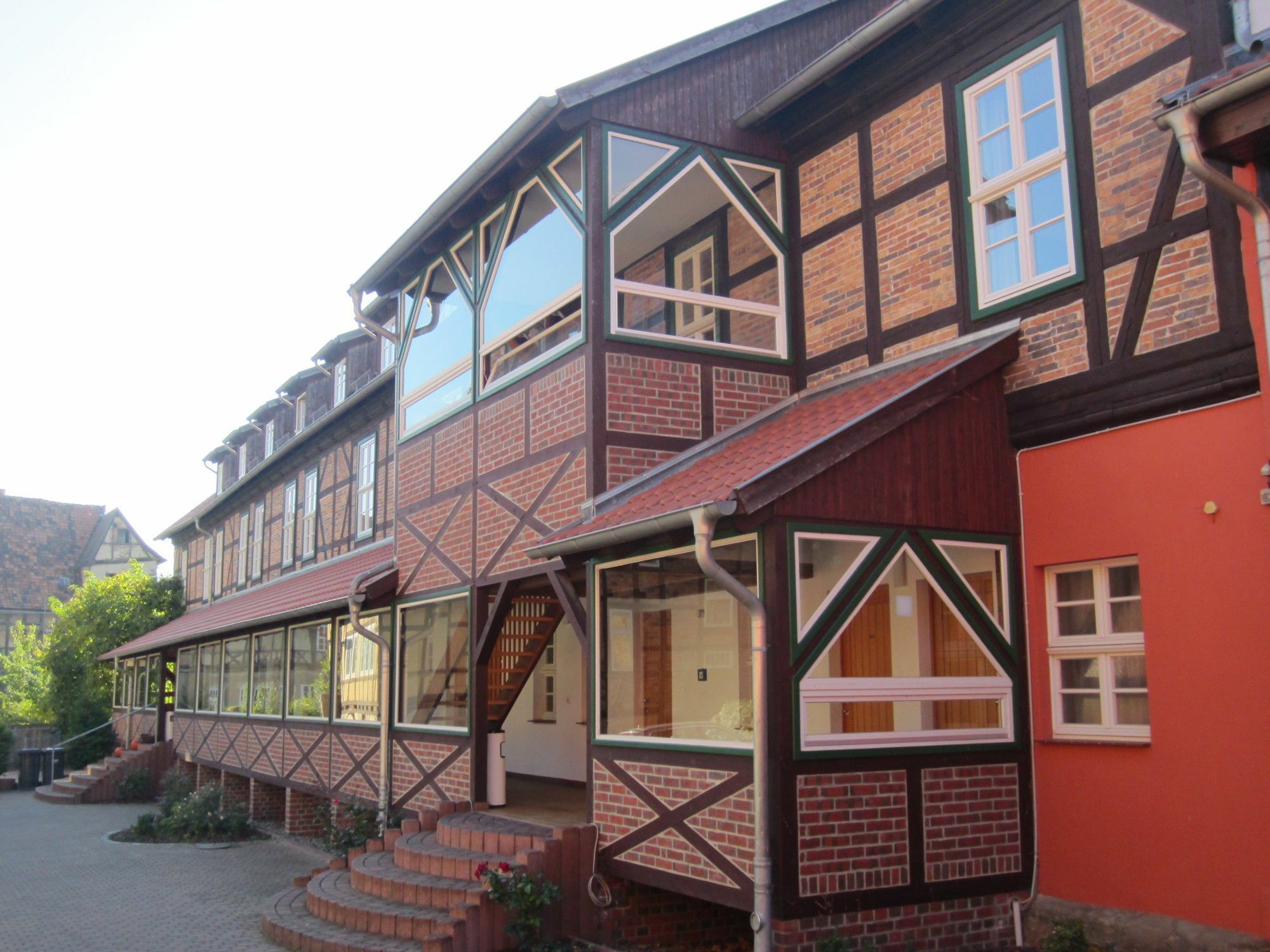 Hotel Zum Brauhaus Кведлинбург Екстериор снимка