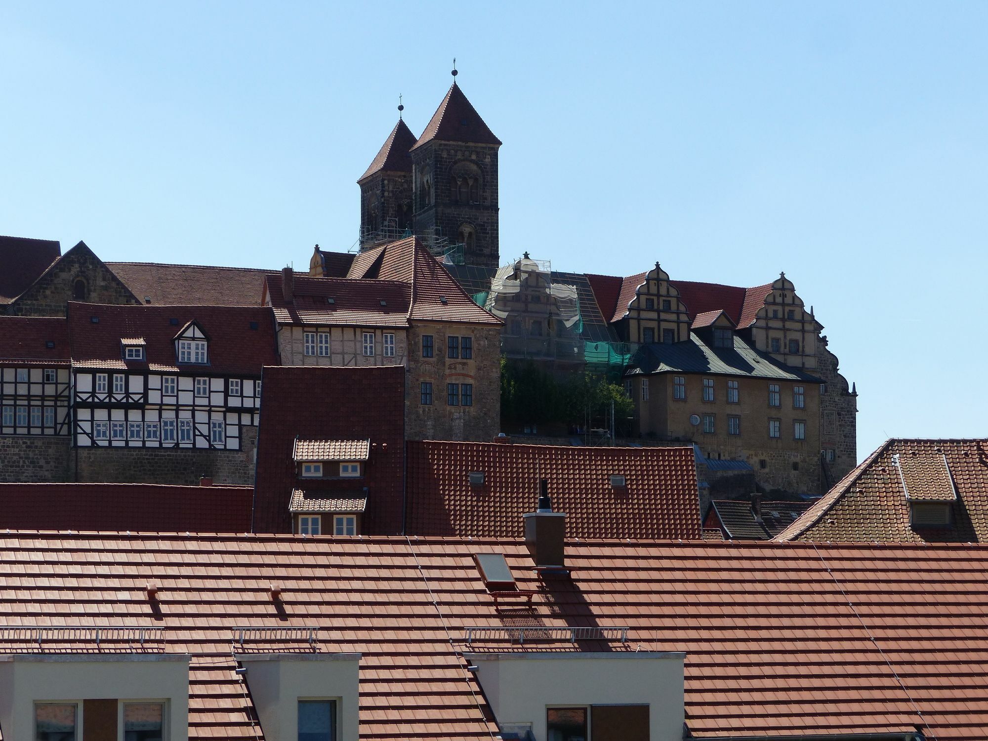 Hotel Zum Brauhaus Кведлинбург Екстериор снимка