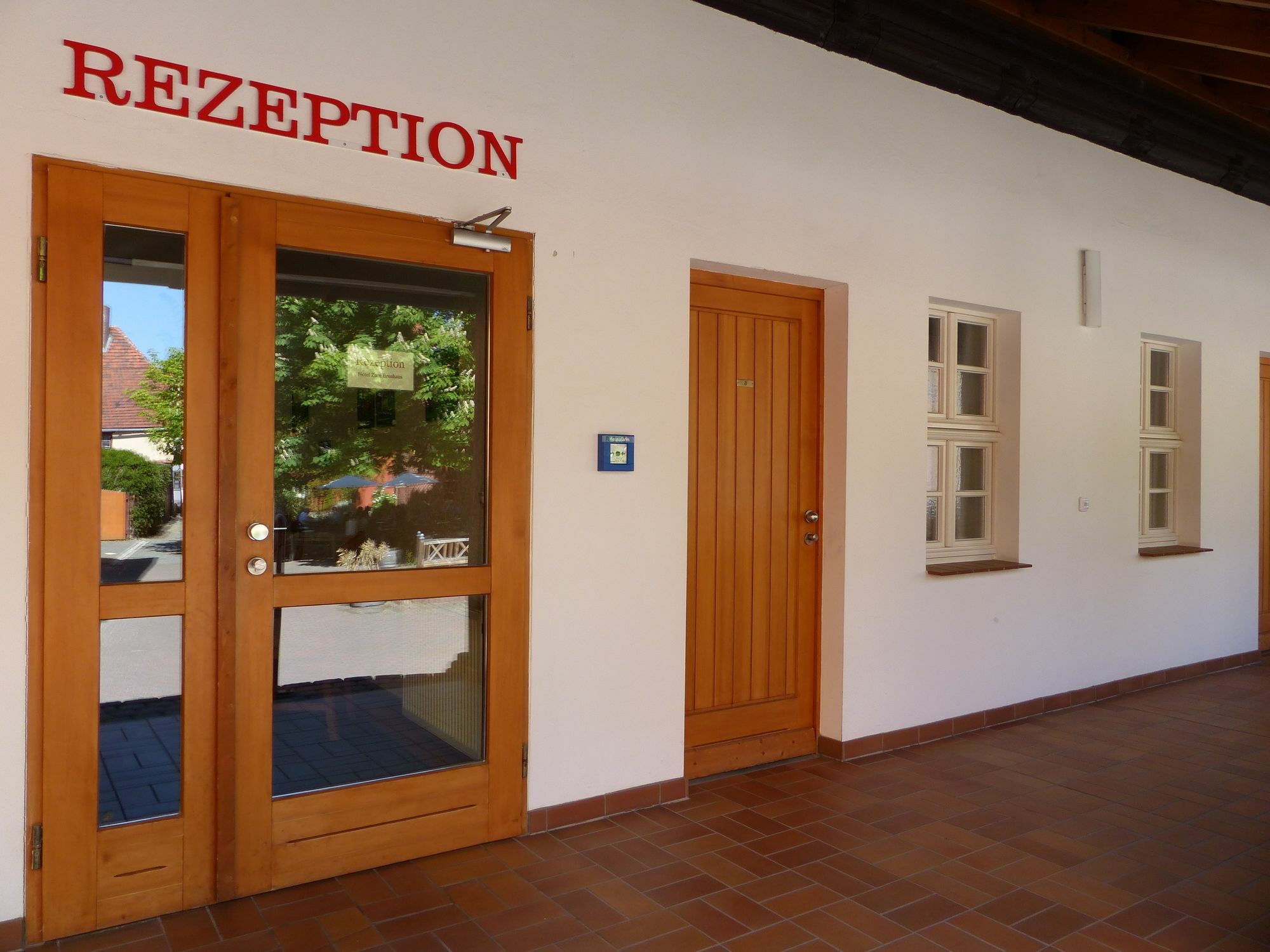 Hotel Zum Brauhaus Кведлинбург Екстериор снимка
