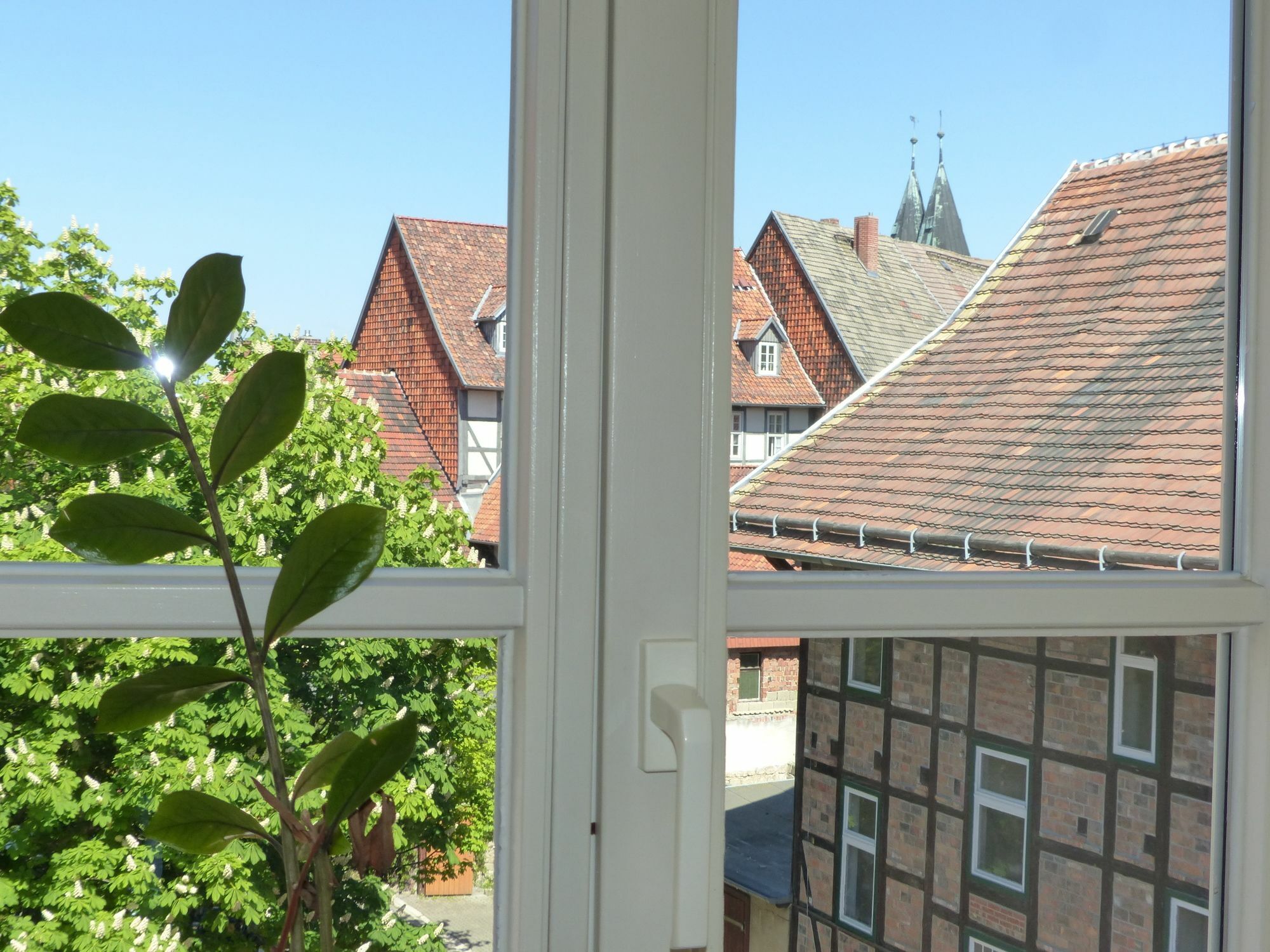 Hotel Zum Brauhaus Кведлинбург Екстериор снимка