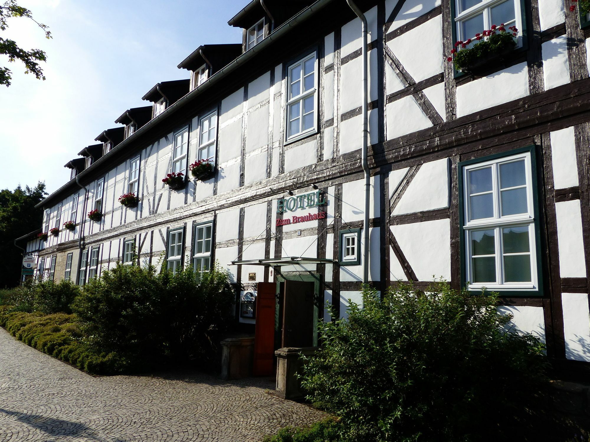 Hotel Zum Brauhaus Кведлинбург Екстериор снимка